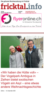 Artikel in der fricktal.info vom 24.12.2025